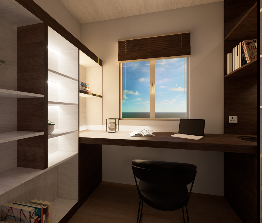 4 room HDB flat(禅意风格4房组屋)-19