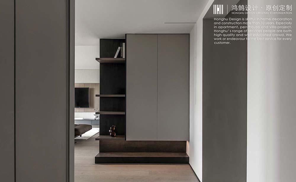 白色平层空间的灵动设计丨中国上海丨鸿鹄设计上海-11