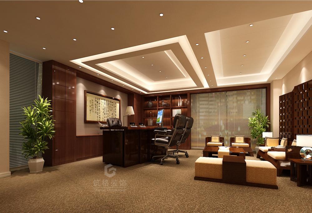 成都源泰祥实业公司现代简约办公室设计-6