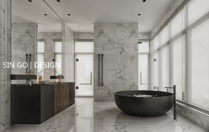 上海•圣安德鲁斯庄园 500㎡现代简约别墅设计-62