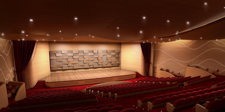 阿布扎比女士俱乐部多功能大厅与剧院-12