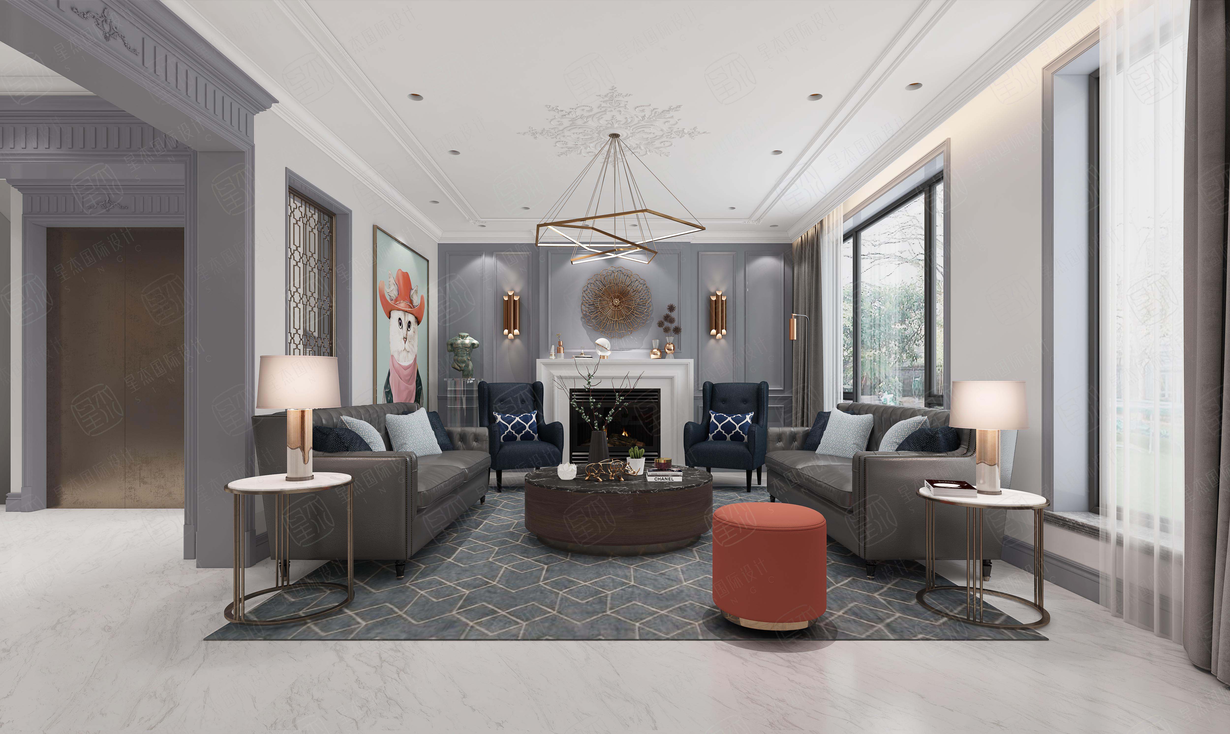 铜雀台别墅 | 简美风格与实用性的完美融合-10