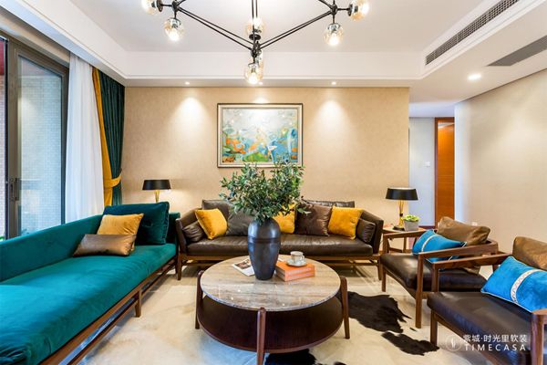 现代简约风,仁恒滨河湾 140 平米家居案例-26