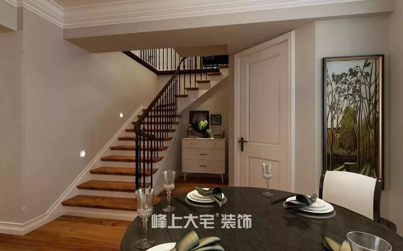 简约美式别墅,打造随性自在的生活空间-35