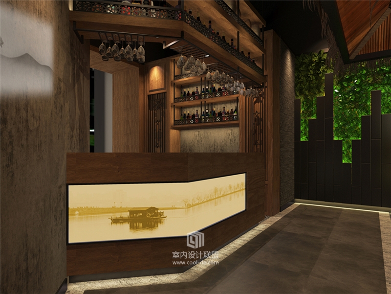 杭州品尚设计-西宁绿茶餐厅设计-13
