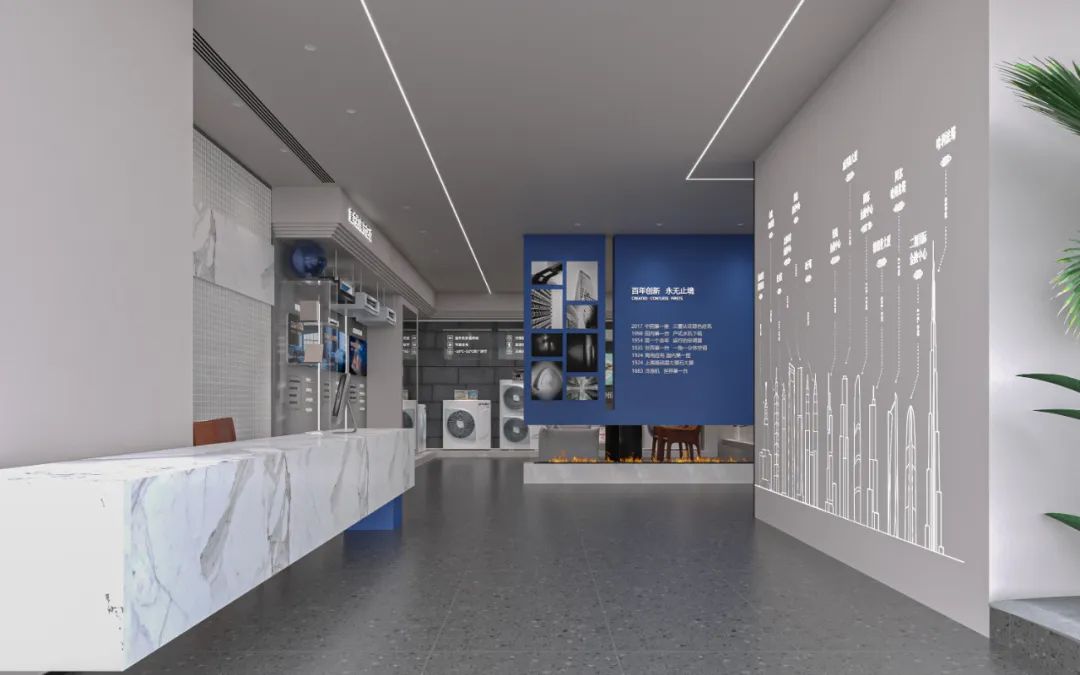现代极简约克空调展厅丨中国长沙丨周笙笙全案设计工作室-5