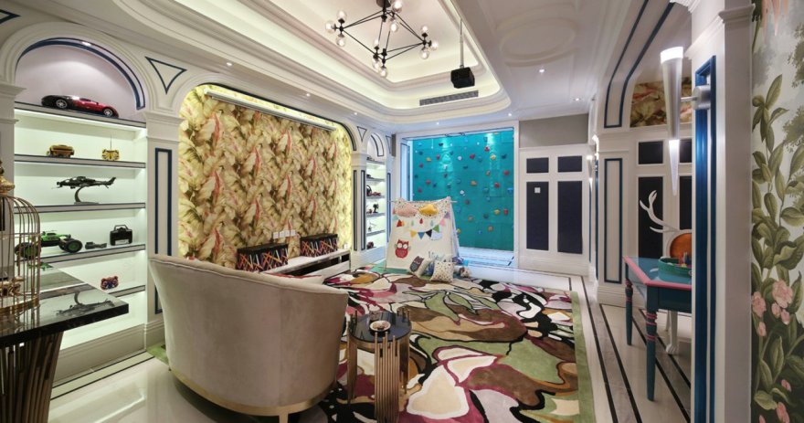 女性主题别墅样板间-29