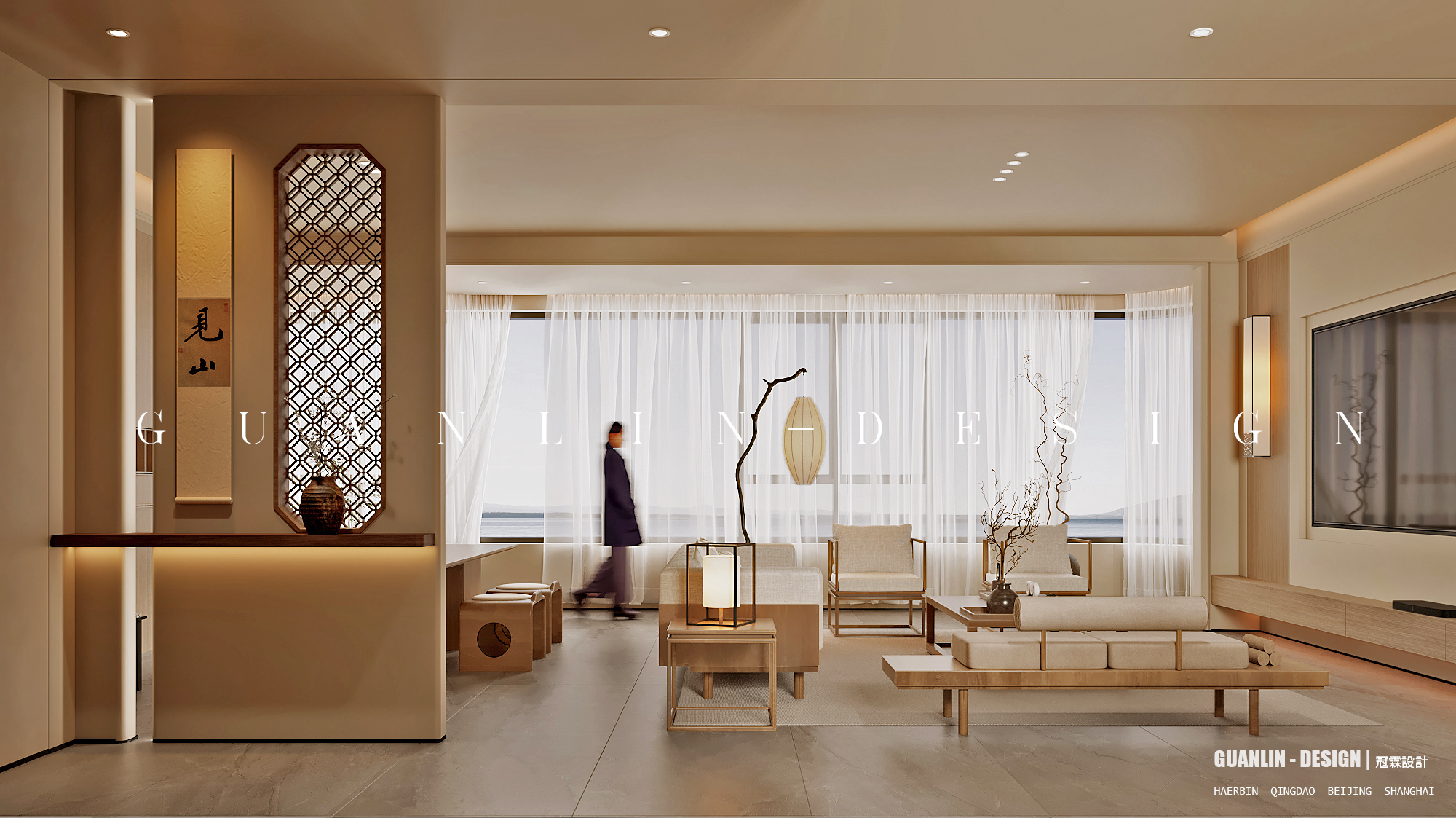 宋式美学 中式的浪漫 文人的气息丨中国青岛丨冠霖設計-0