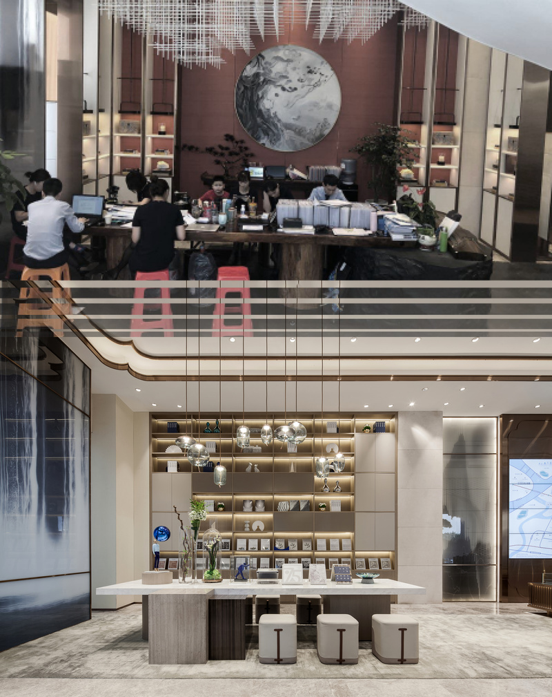 长乐悦龙门售楼处 | 自然与都市的和谐交融-26