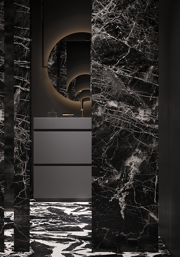 高级灰色系公寓设计 超有范儿！-23