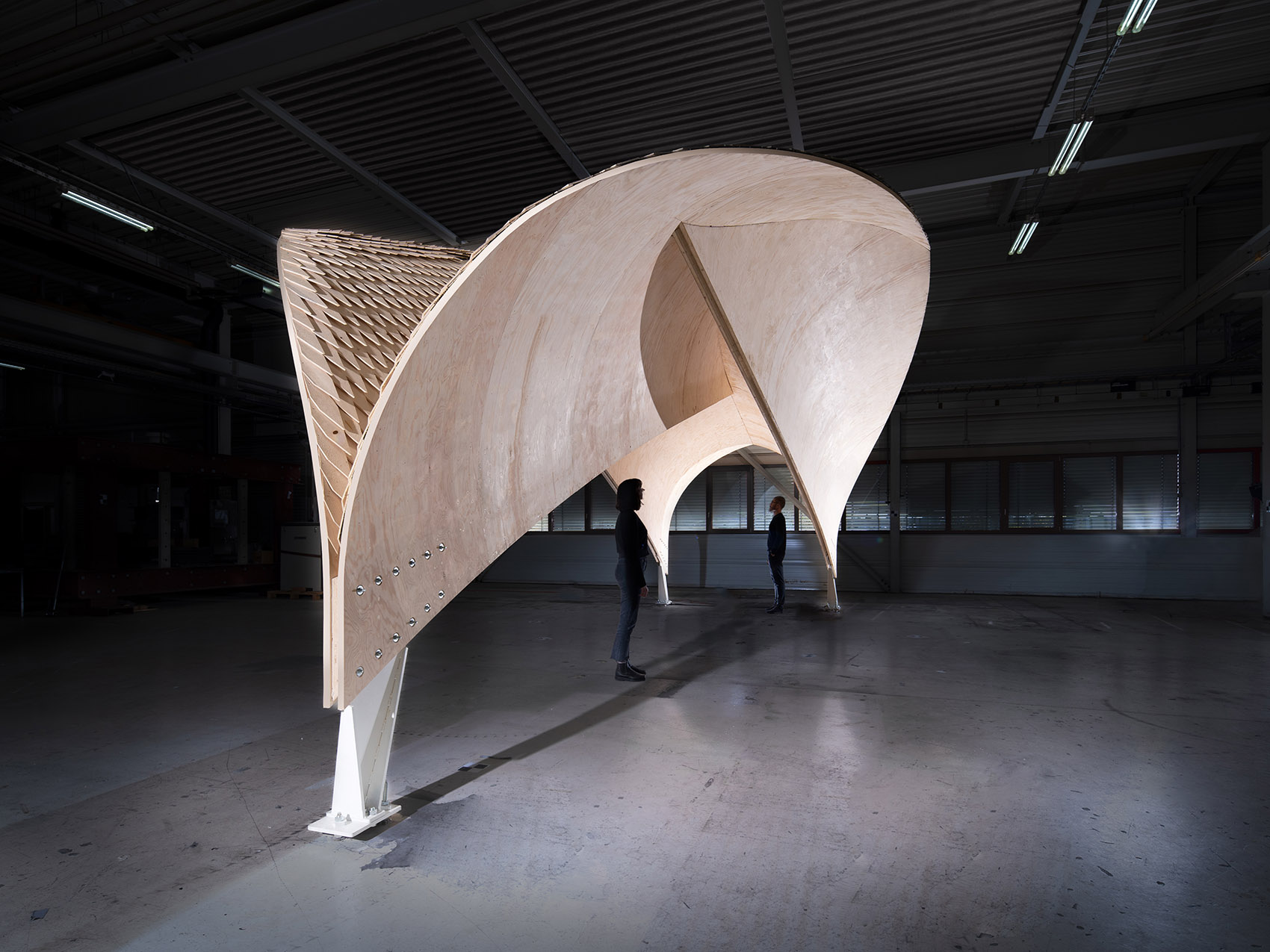 美国 HygroShell 研究展亭丨ITECH 研究生项目的建筑师和工程师,斯图加特大学 IntCDC-11