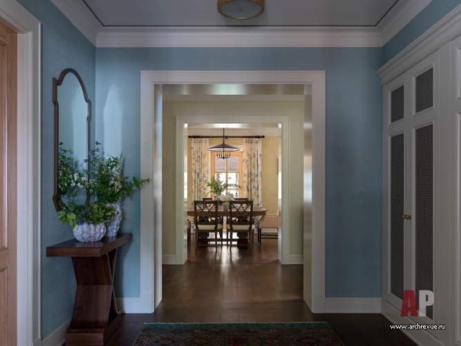 莫斯科郊外美式古典风格带阁楼乡村住宅室内设计丨俄罗斯莫斯科-9
