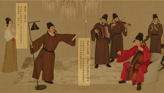 《韩熙载夜宴图》古今穿越设计,尽显生活美学-33