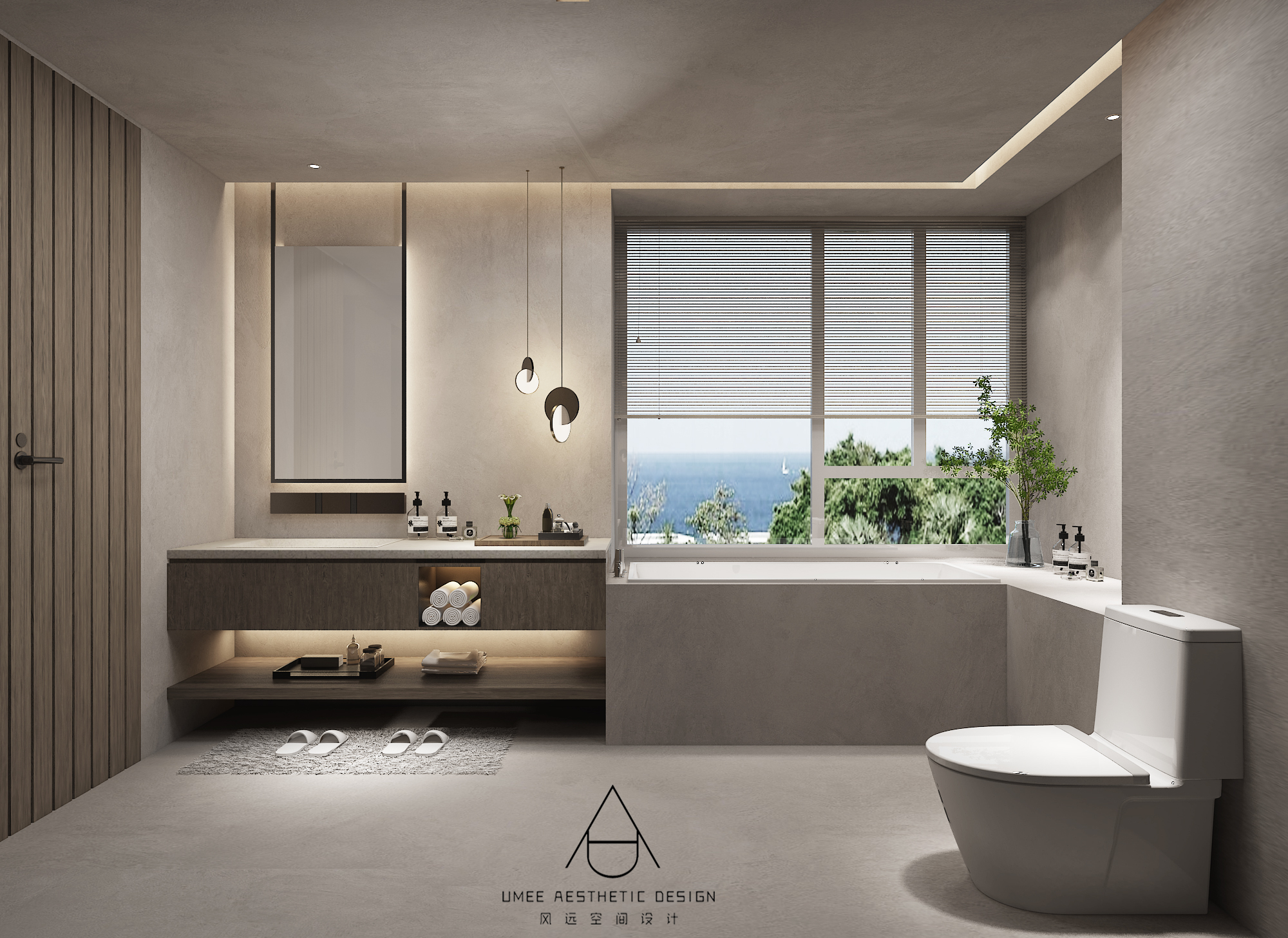 原木微水泥打造医美精英之家丨中国广州丨UAD-27