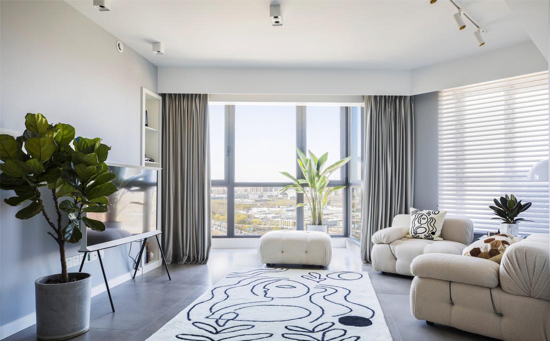 异型户改斜为正,打造休闲生活空间丨壹目设计-0