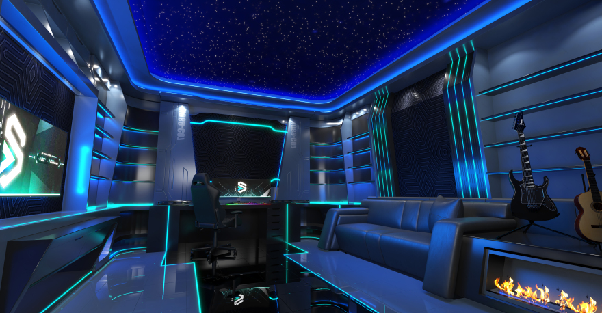 豪华娱乐室设计-13