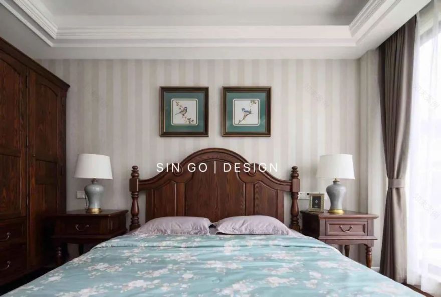 湖畔御园美式联排别墅设计丨星杰-44