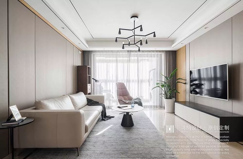 现代简约改造 | 130㎡精装房的色彩与软装提升-26