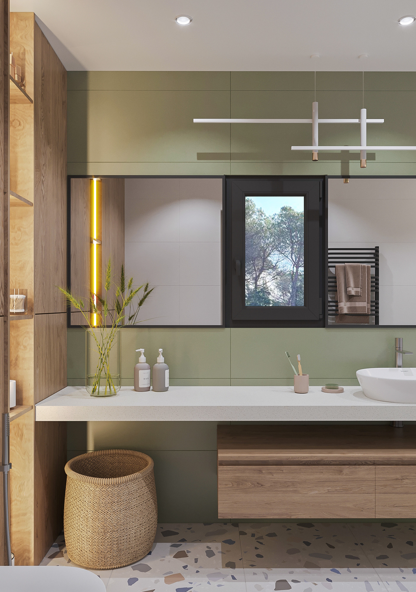 三层住宅室内外设计项目丨西班牙巴塞罗那-40