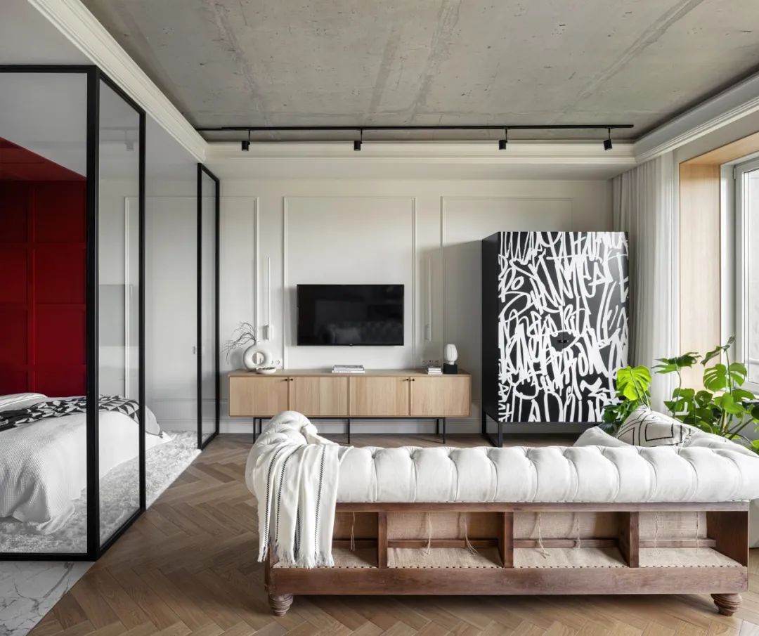 44 平米明亮雅致一居室设计丨Irina Shevchenko-21