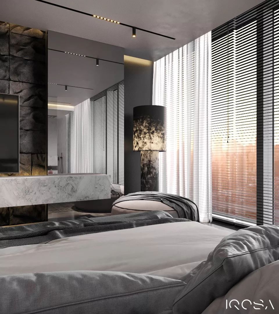 乌克兰 IQOSA 工作室打造野性公寓,粗犷与精致的完美融合-86