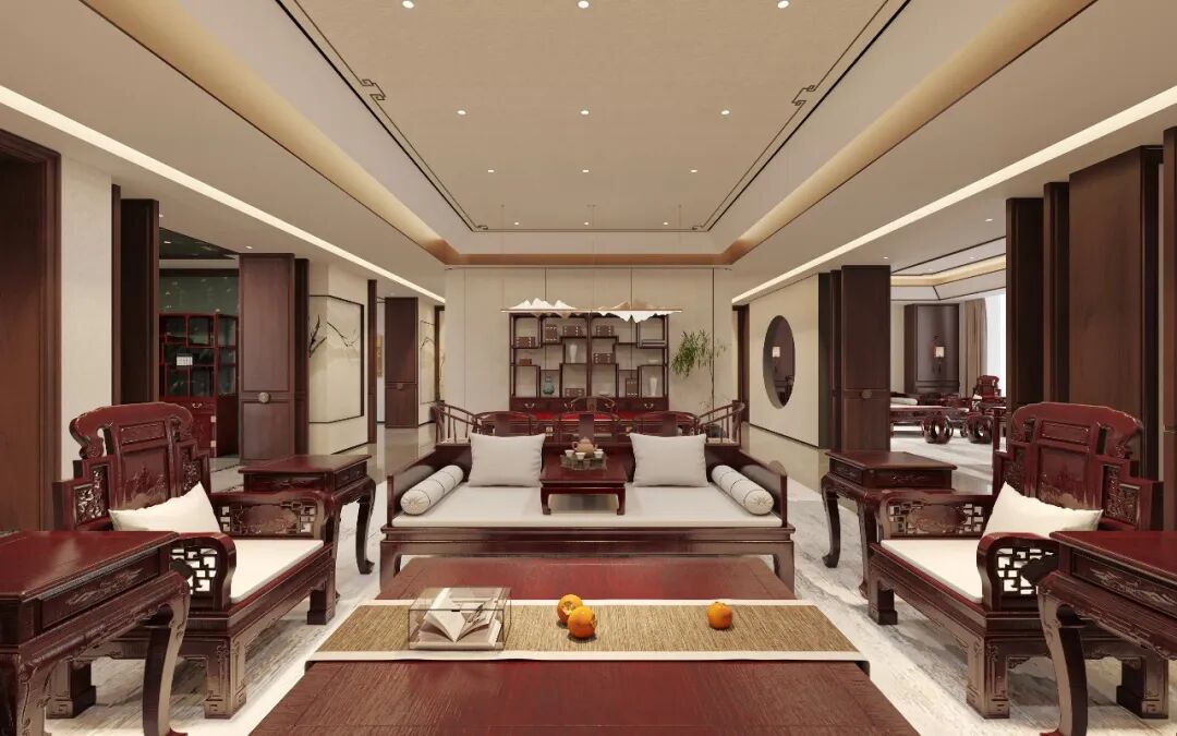 朴生新作|全新红木卖场的三重叙事美学-48