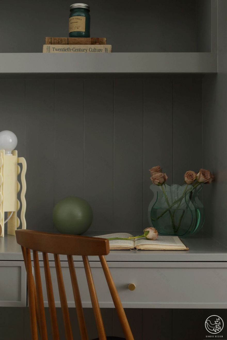 北欧风轻复古宅丨中国成都丨清羽设计-76