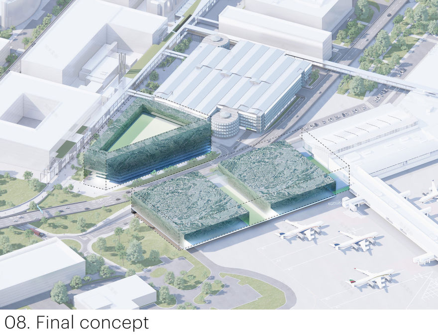 布拉格机场1号航站楼“捷克灯笼”扩建项目丨MVRDV,NACO(荷兰机场顾问公司)-28