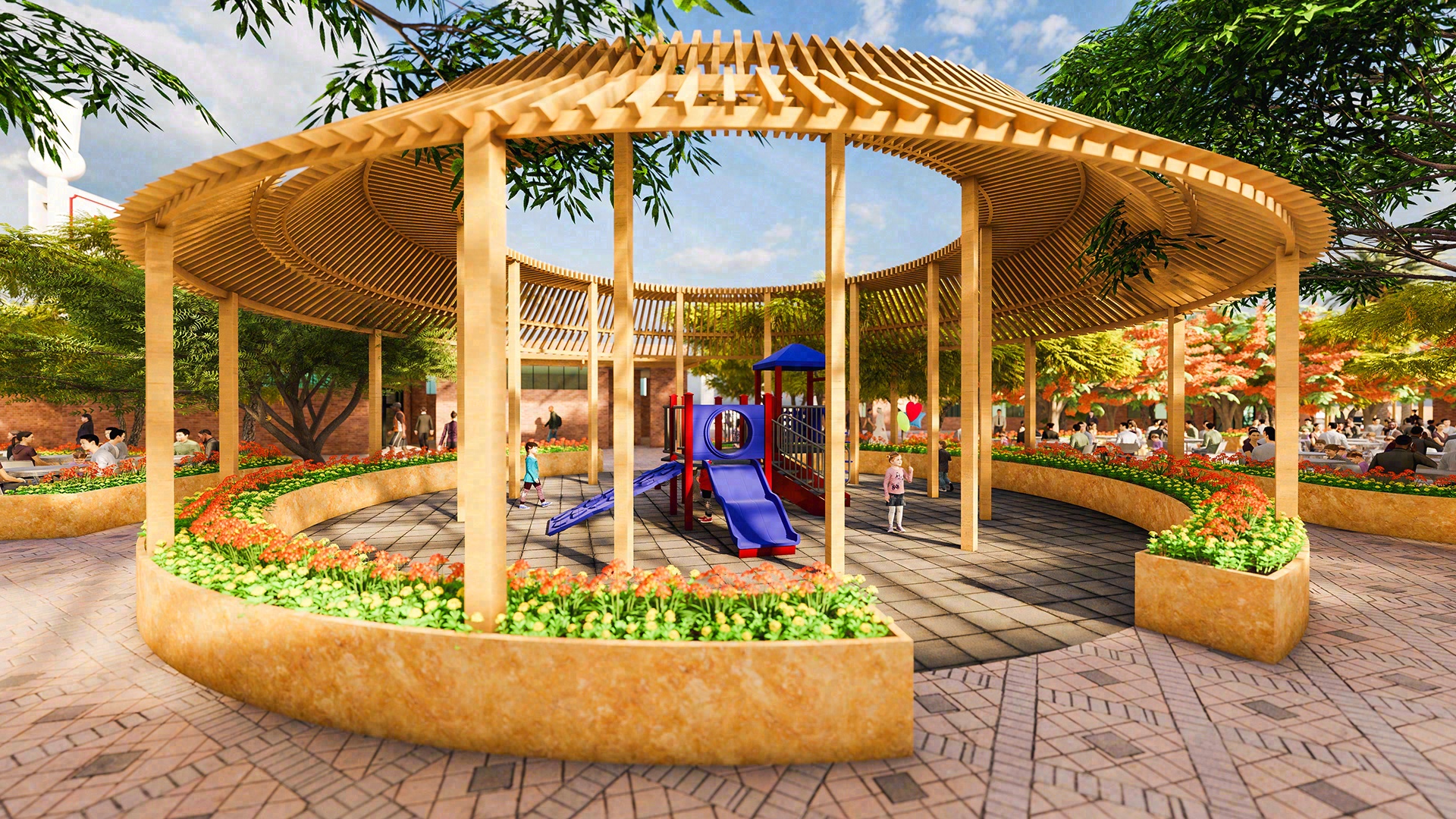 1618 车站美食广场设计项目丨Delta 大学科技学院-33