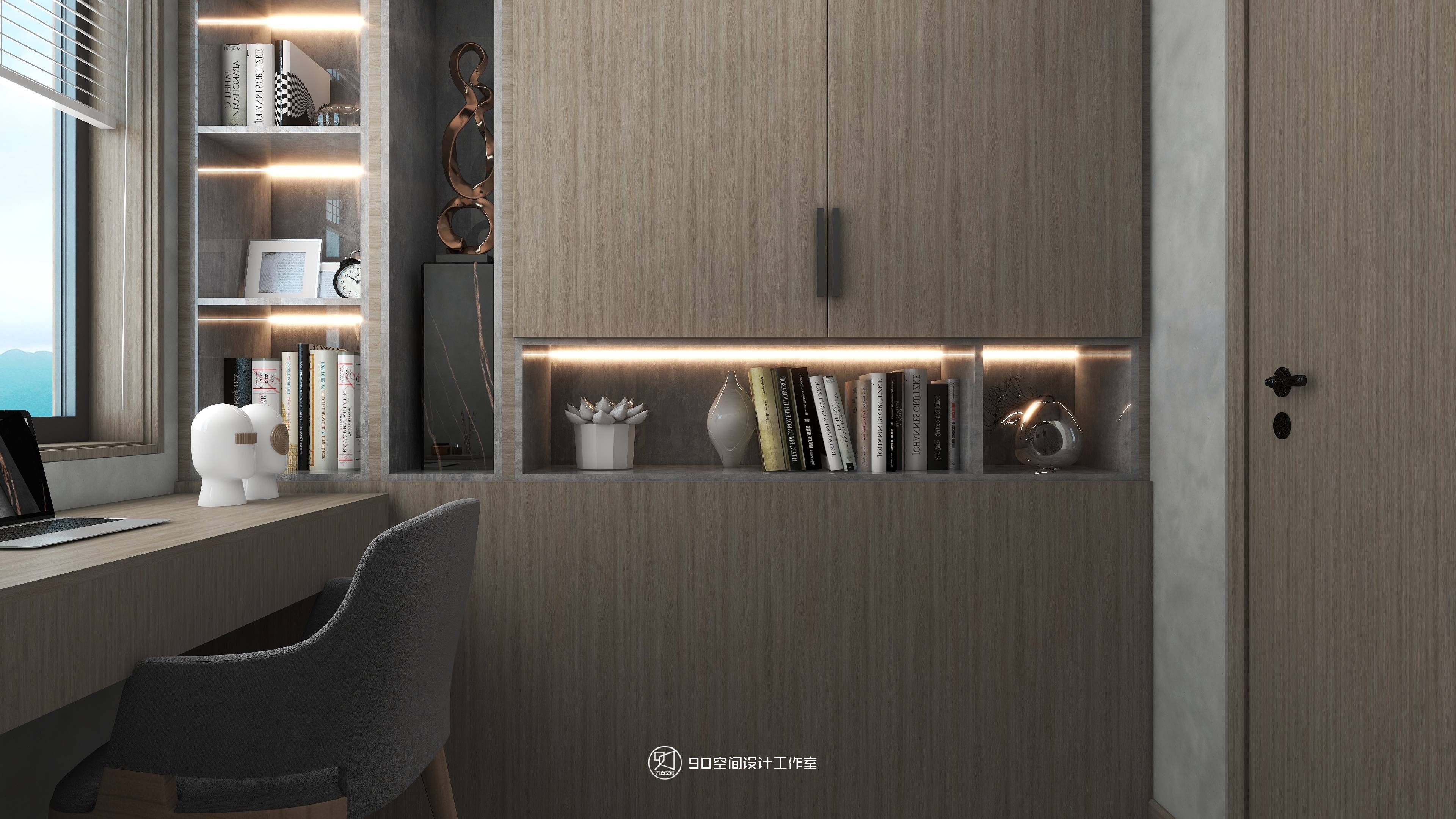 飞云之下 · 侘寂风 117 平 3 房 2 厅 1 卫设计-20