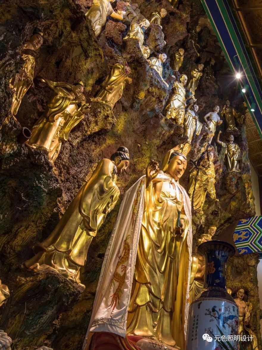 佛 · 光 | 道吾山护国兴华禅寺灯光改造-65