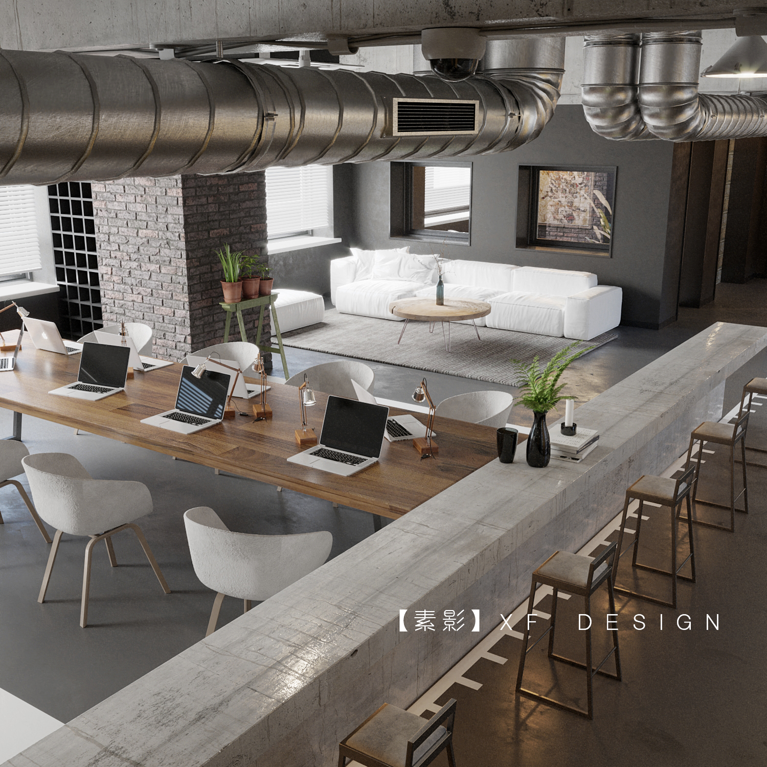 素影建筑 · 现代简约办公室设计-9