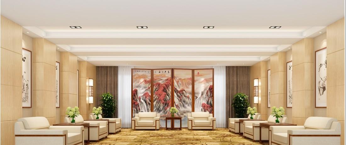 
现代中式结合装修案例之大邦公司设计案例 -8