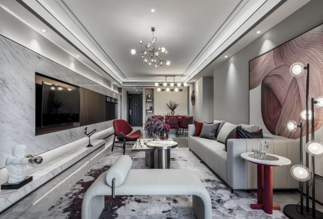 秋水映月 | 常德柳叶湾新中式雅韵样板房-31