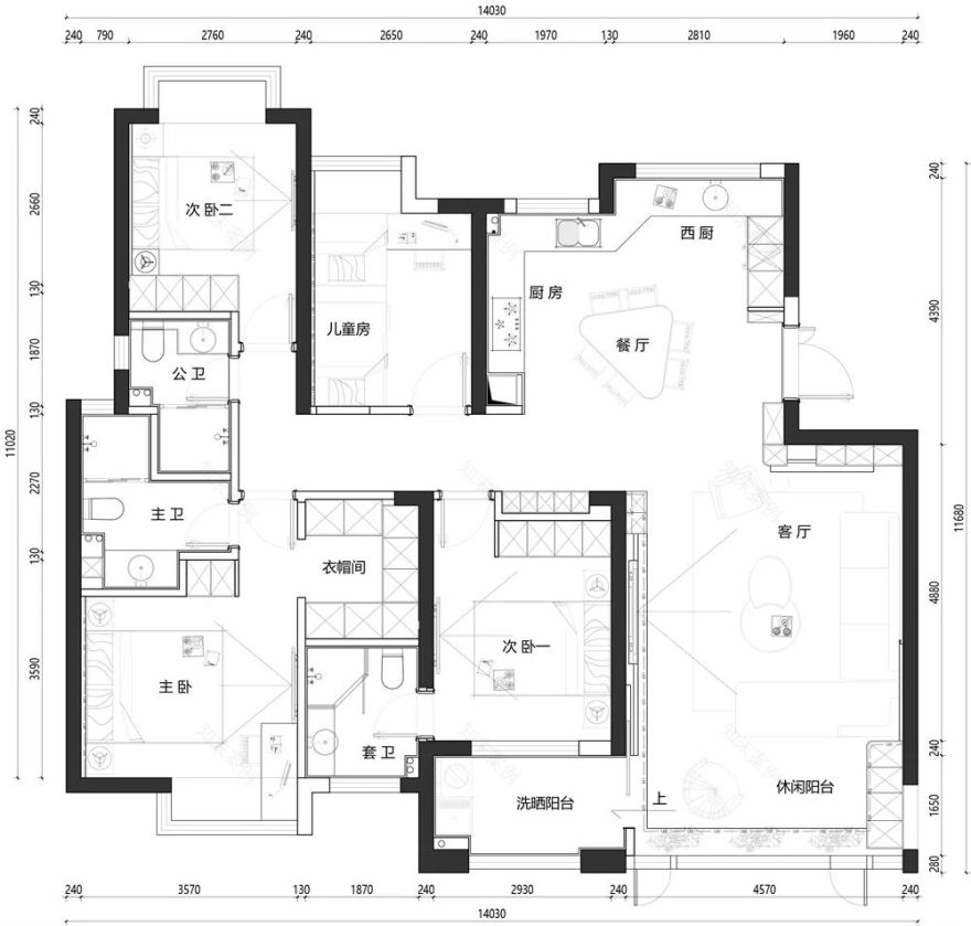 南昌联泰天悦 150㎡现代原木绝美户型改造丨中国南昌丨全案爱特公司-19