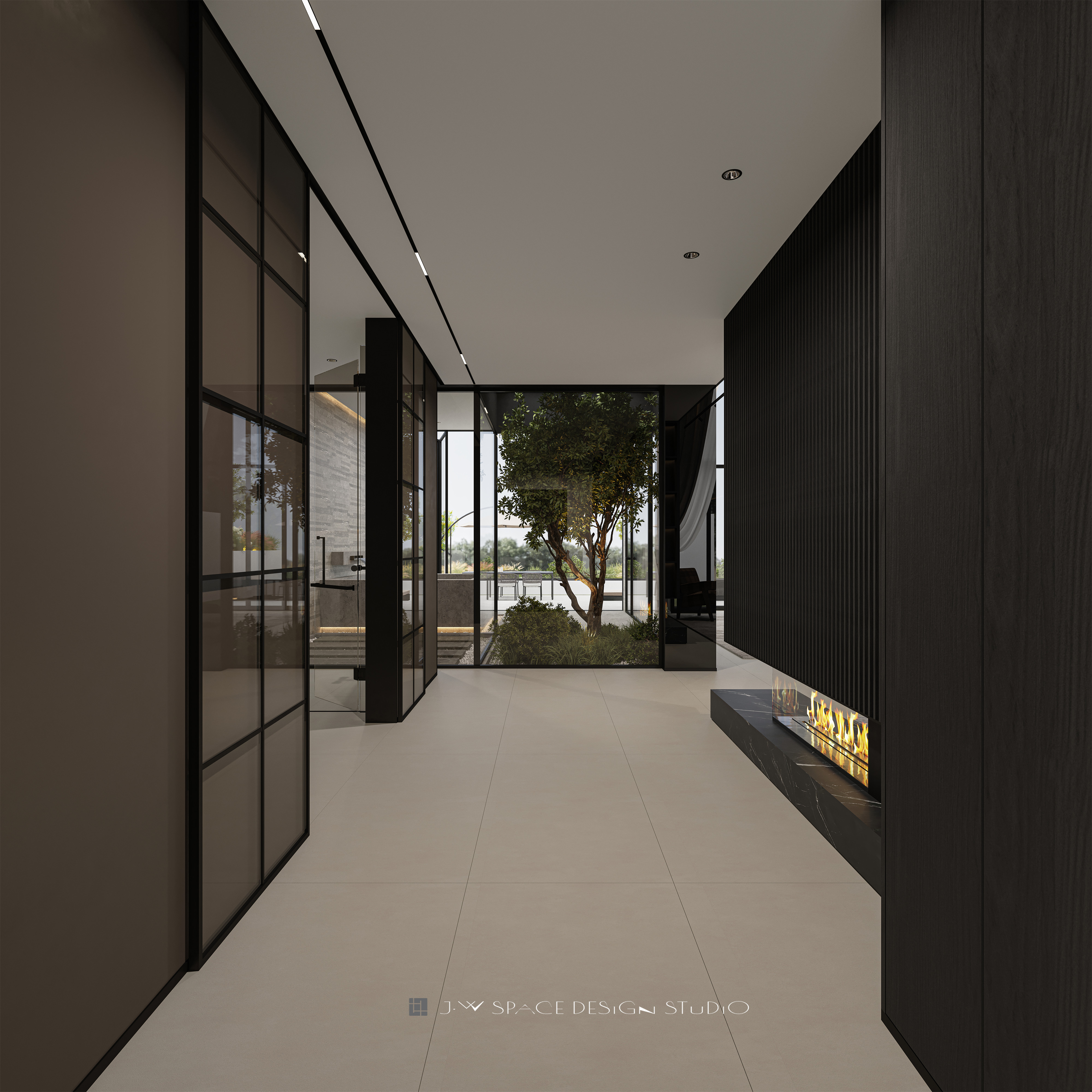 酒店设计丨中国洛阳丨井外空间设计-13