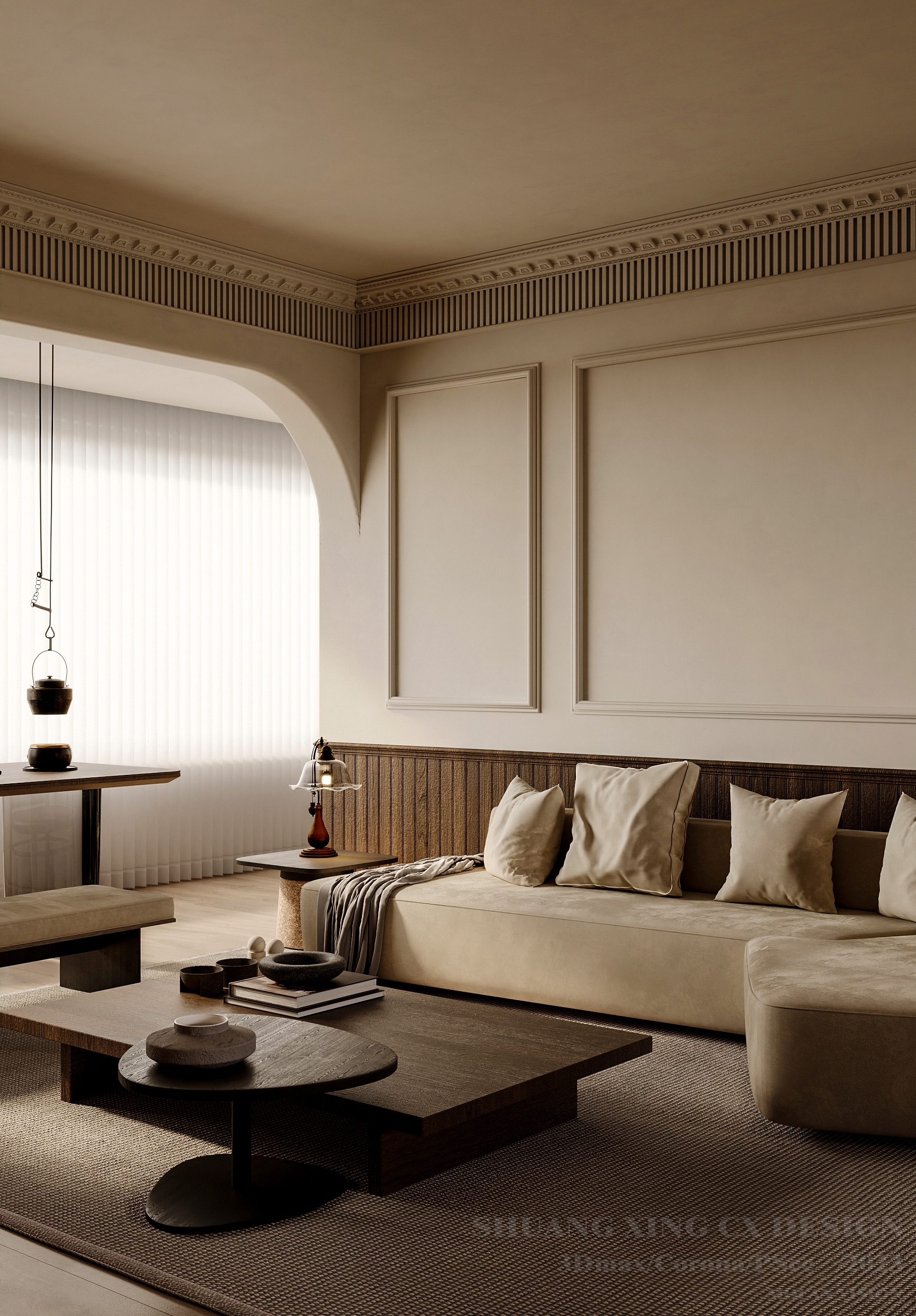 复古  侘寂丨质朴雅居 墨凡视觉-3