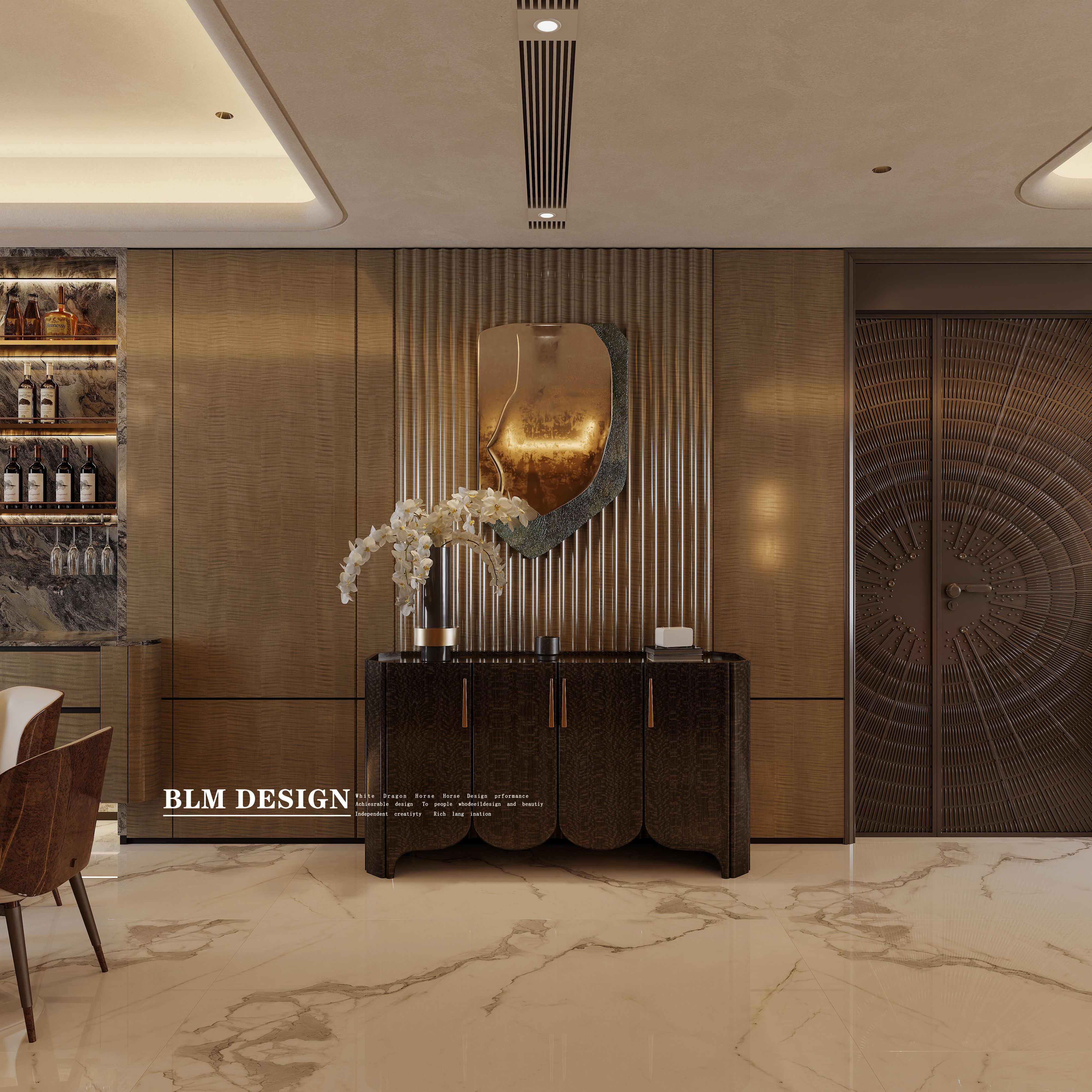 意式轻奢风-白龙马效果图-13