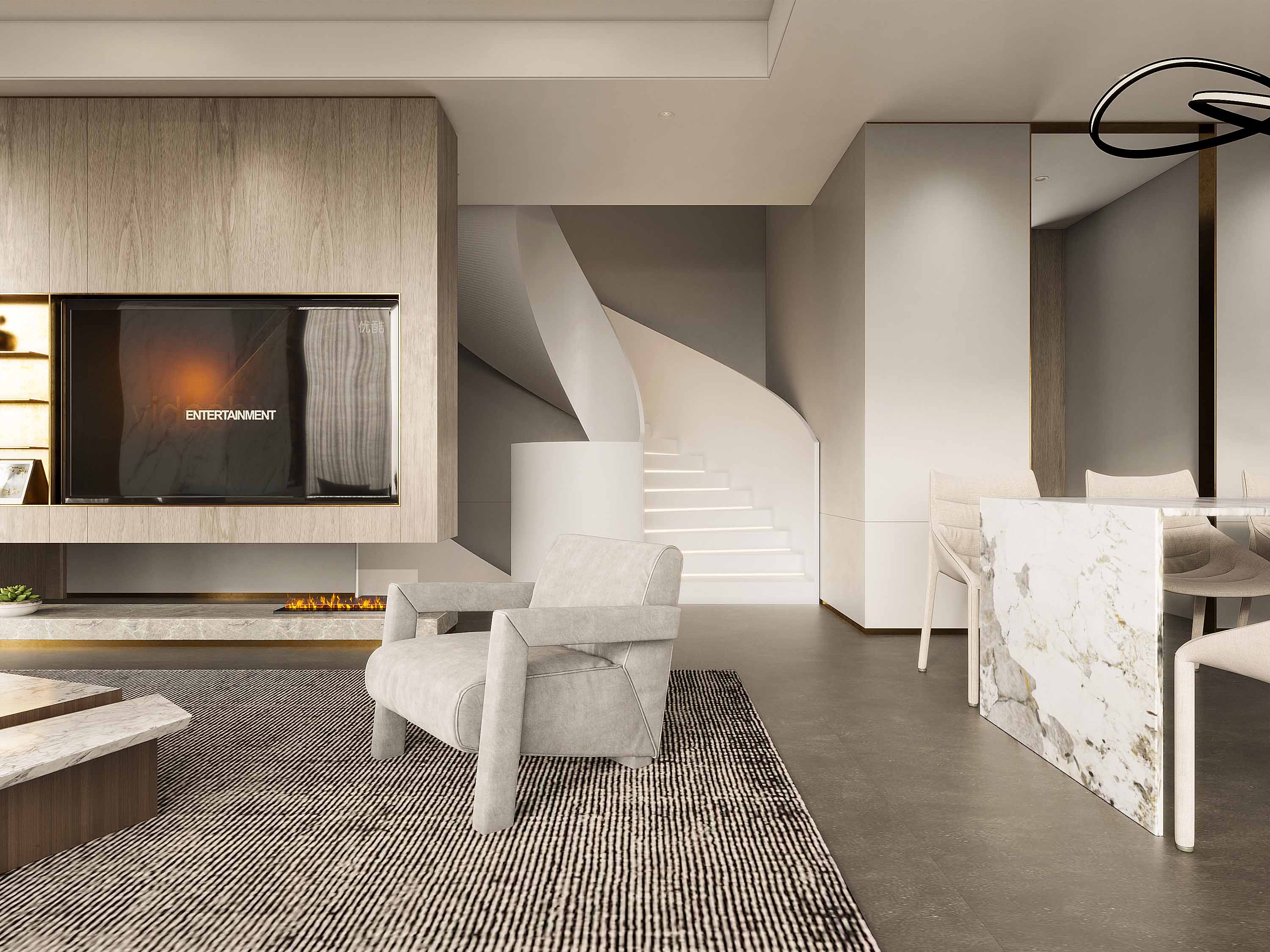 现代空间，演绎极简低奢的时尚美学                     -4