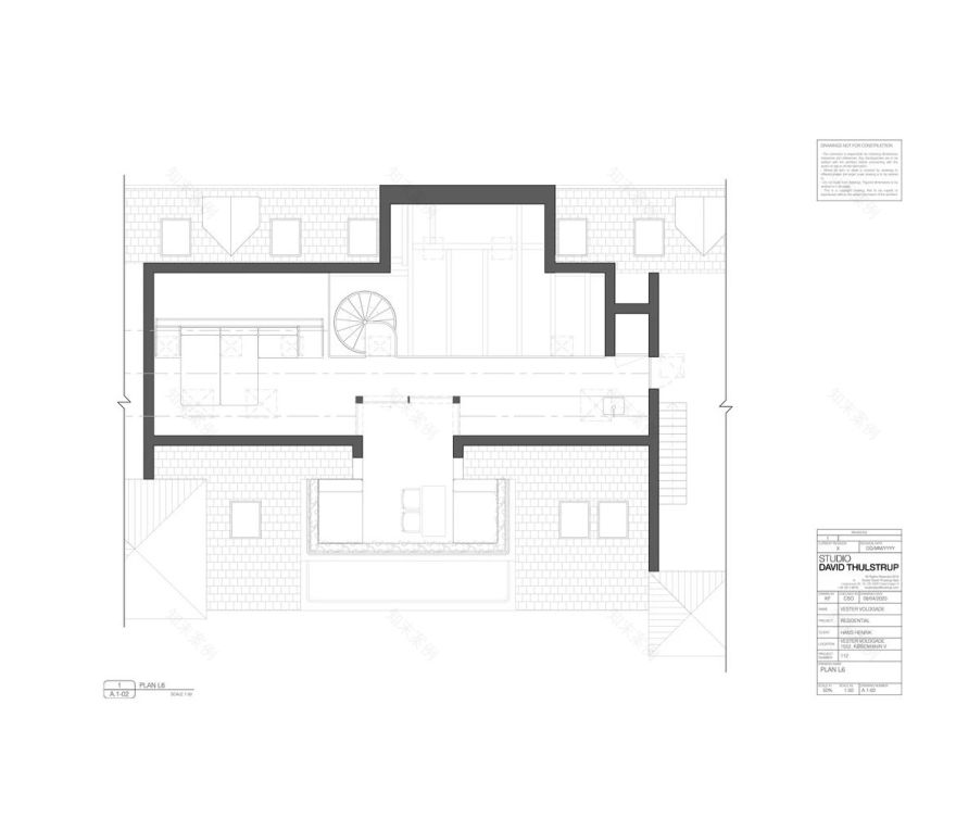 带阁楼的公寓设计丨丹麦哥本哈根丨Studio David Thulstrup-32