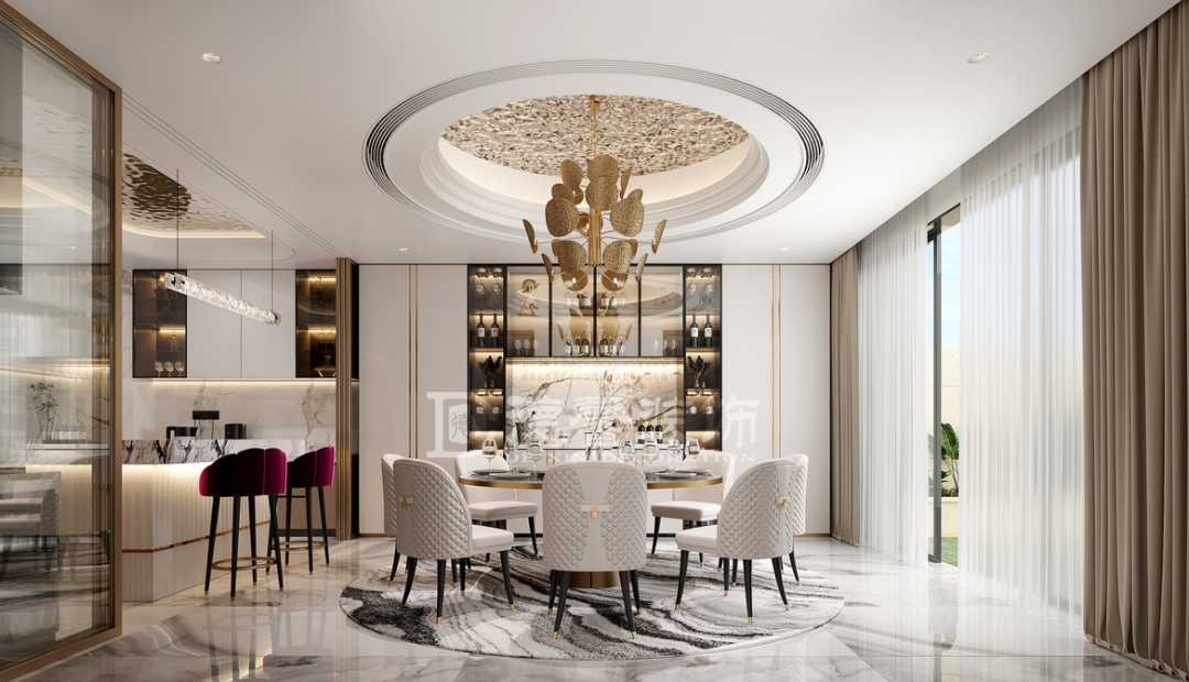 金地香山湖阅风华 · 现代轻奢别墅设计丨汤志华,周海铭-24