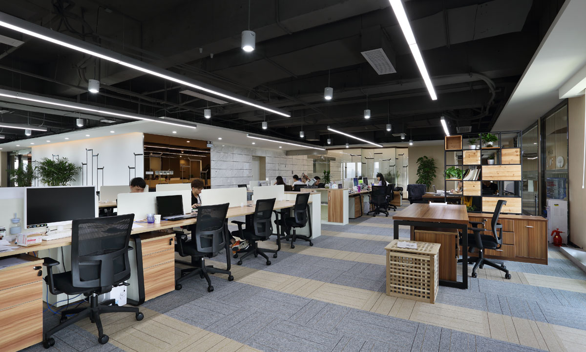 艾艾贴生物科技公司新中式办公室设计-33