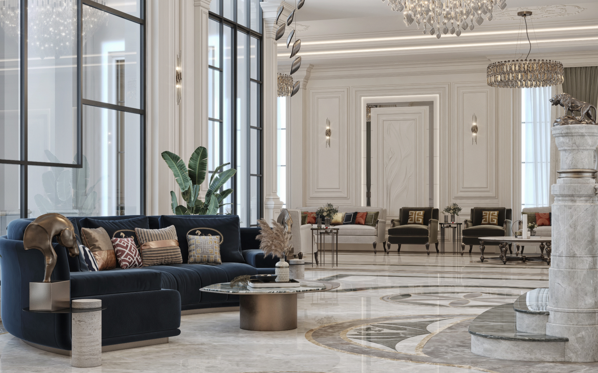 NEO CLASSIC VILLA 室内设计丨HARMONY COMPANY-4