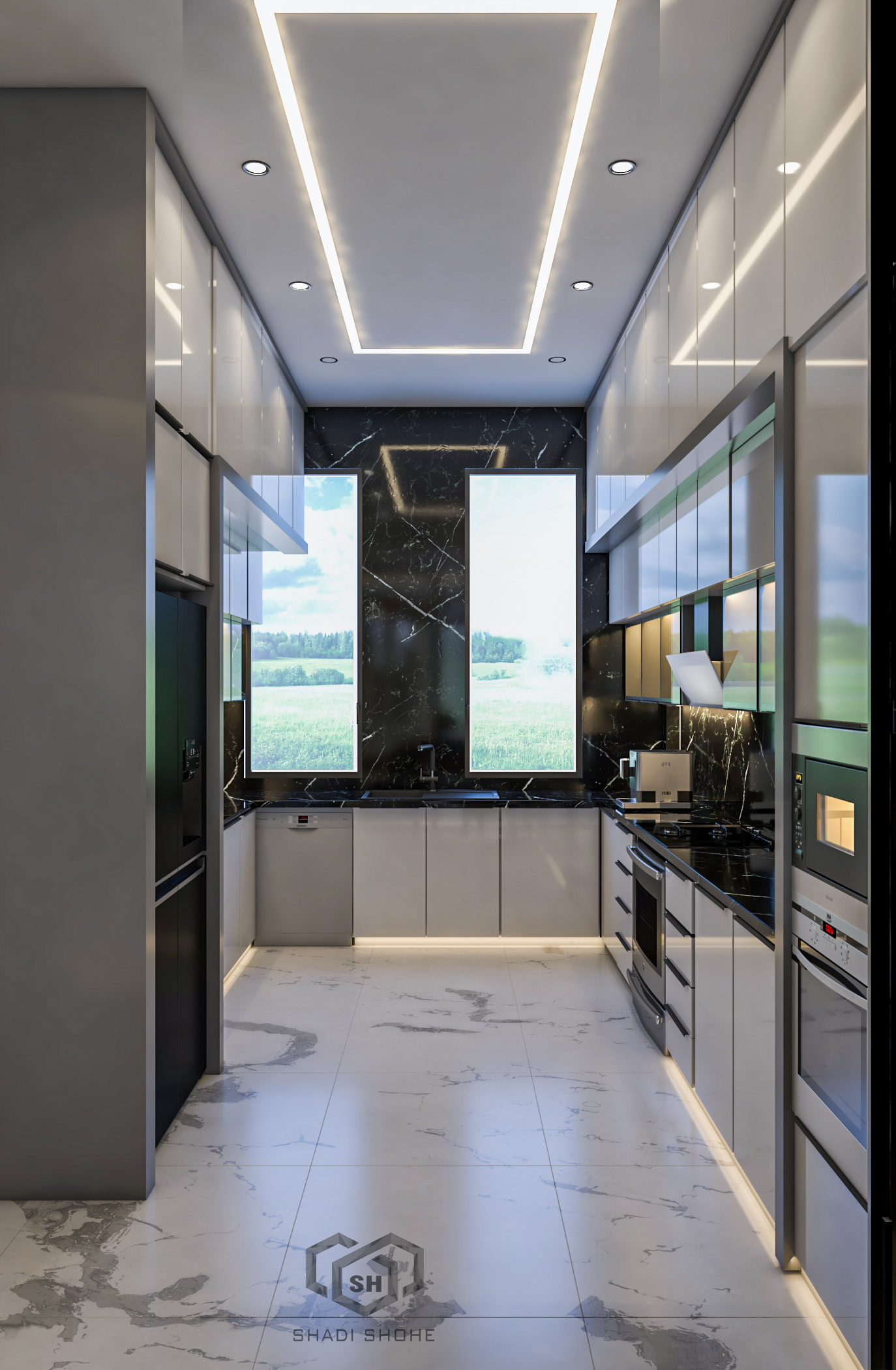 Luxury apartment in neoclassical style _Syria-3