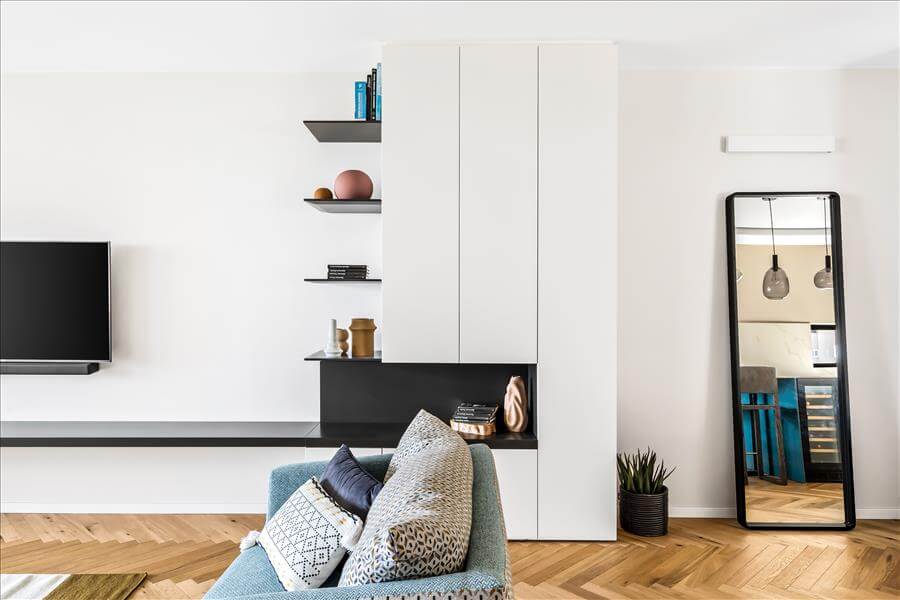 上班族居家办公之中心住宅翻新与装修丨以色列丨沙龙建筑设计事务所（推测“מותג הלל אדריכלות”）-12