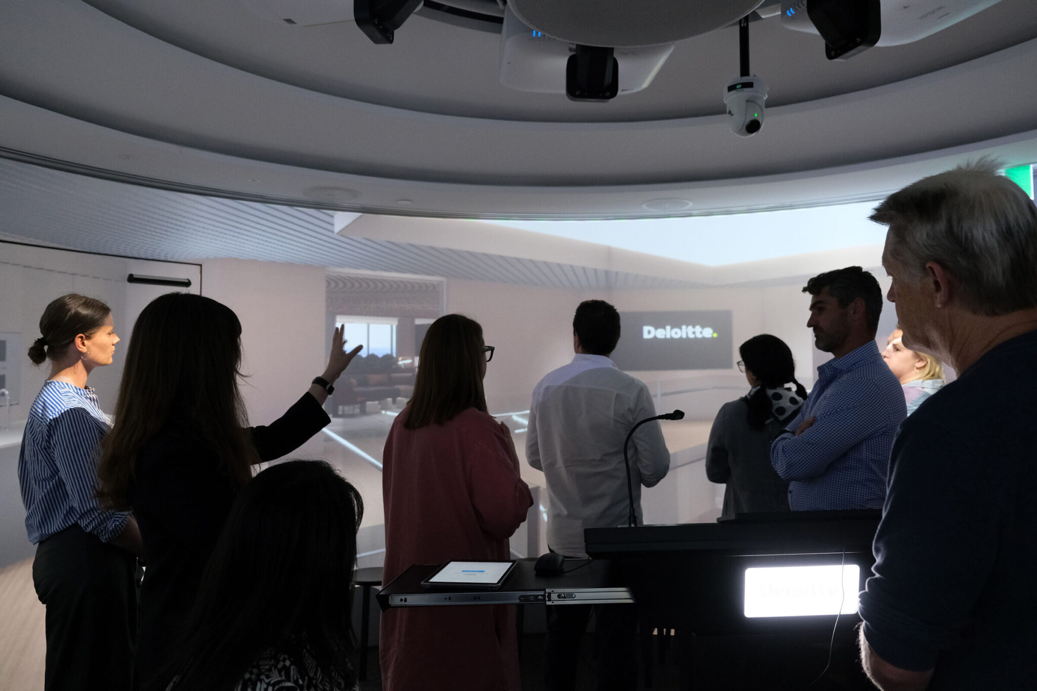 Designers harness virtual reality prototyping to design Deloitte’s Adelaide workplace | Woods Bagot-1