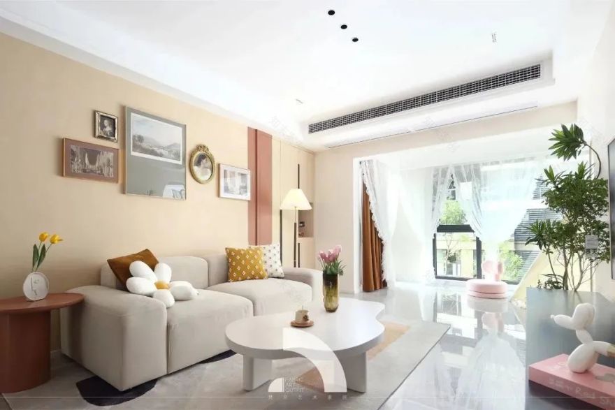 梵帛艺术「焦糖可可」糖果色中古风家居设计-22