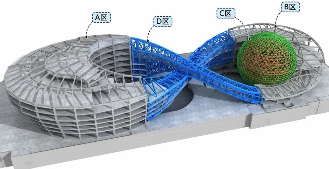 三亚新地标“莫比乌斯环”地标连廊卸载收官！-18