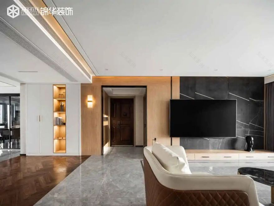 现代简约之家丨江苏锦华装饰-60