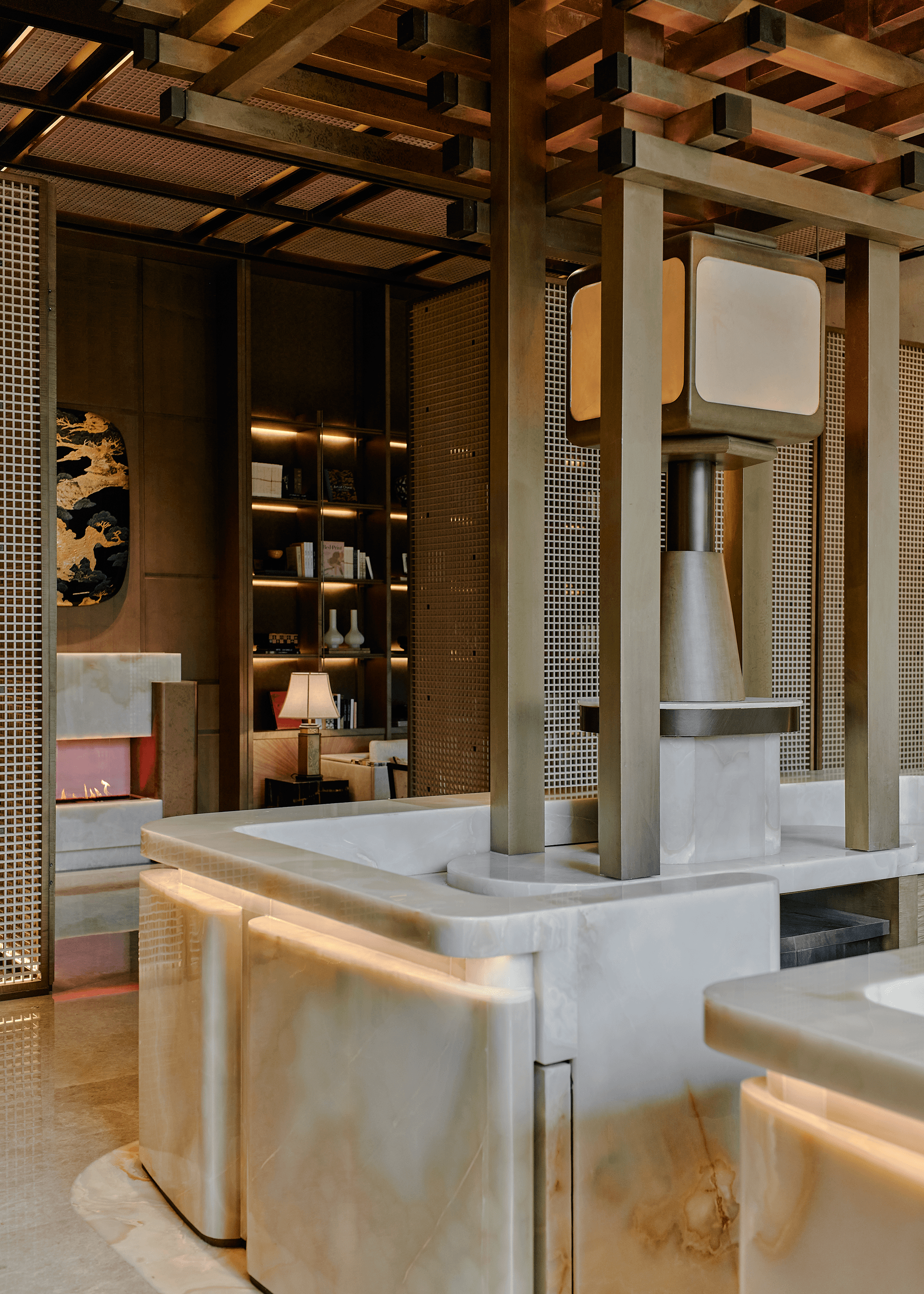 浙江越秀运河樾售楼处丨中国杭州丨集艾设计褚震团队（空间）,集艾设计汪丽团队（软装）-31